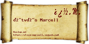Ötvös Marcell névjegykártya